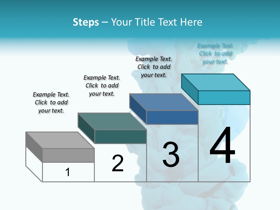 Turquoise Smoke PowerPoint Template