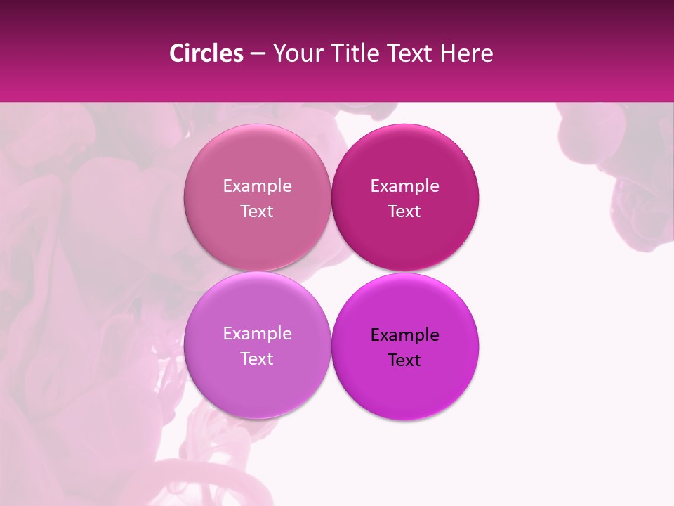 Pink Smoke PowerPoint Template