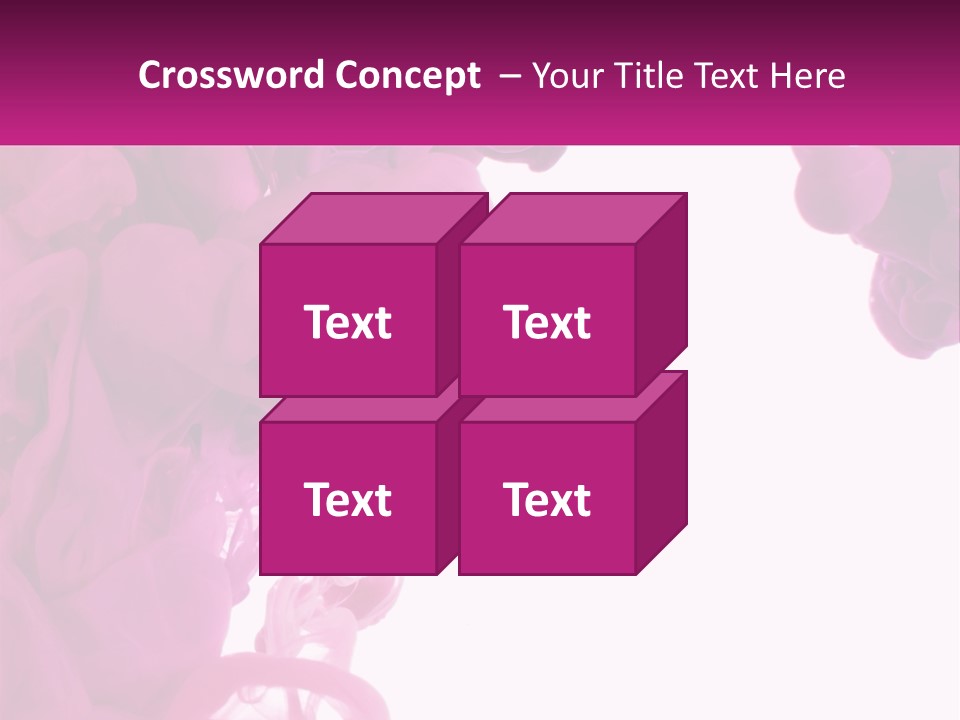 Pink Smoke PowerPoint Template