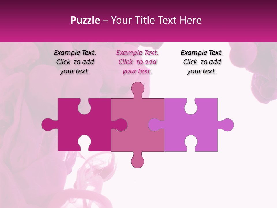 Pink Smoke PowerPoint Template