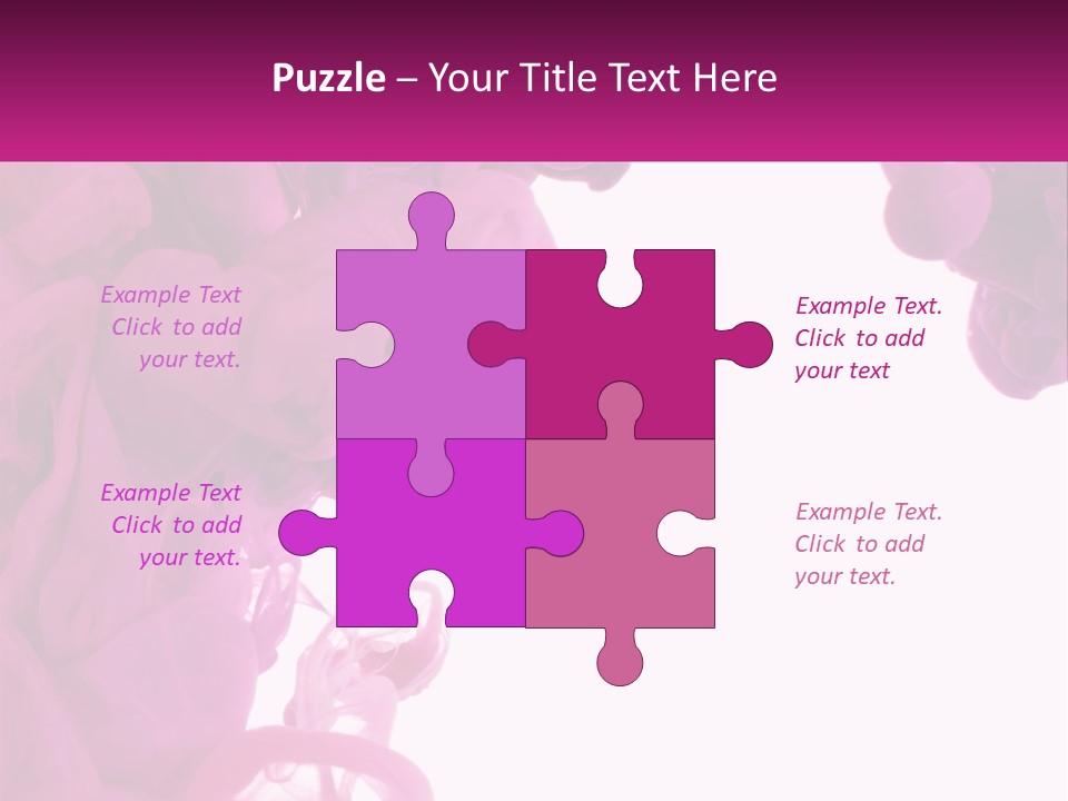 Pink Smoke PowerPoint Template