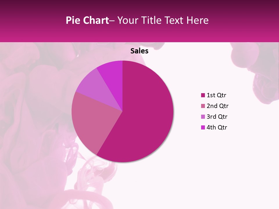 Pink Smoke PowerPoint Template