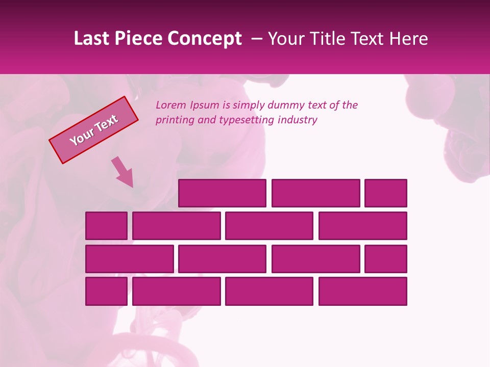 Pink Smoke PowerPoint Template