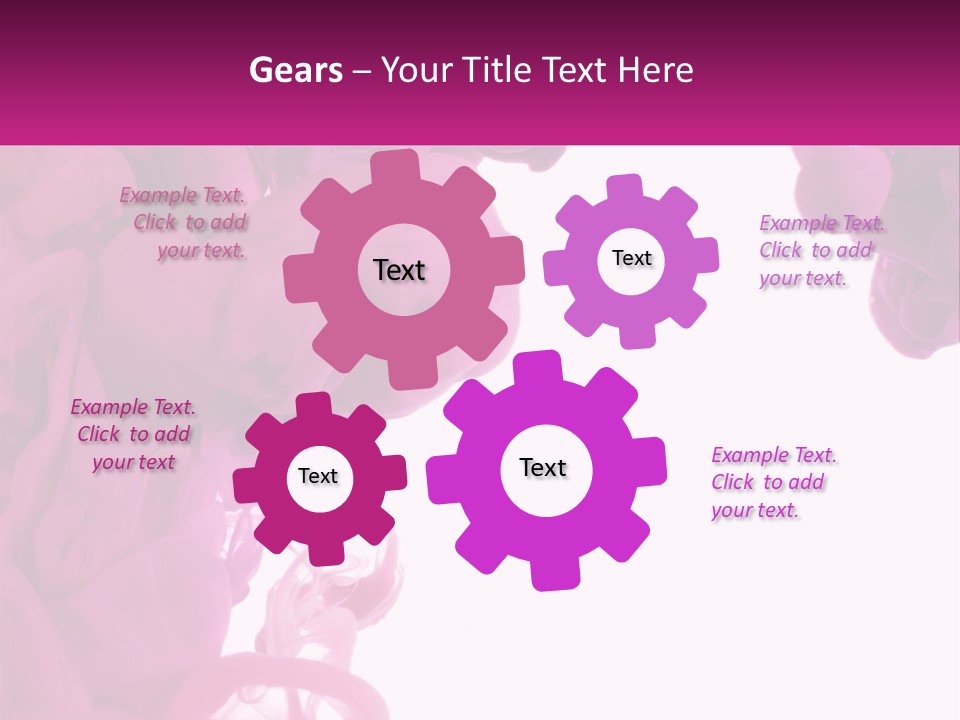 Pink Smoke PowerPoint Template