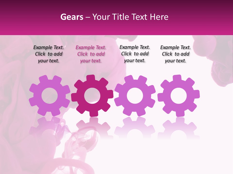 Pink Smoke PowerPoint Template