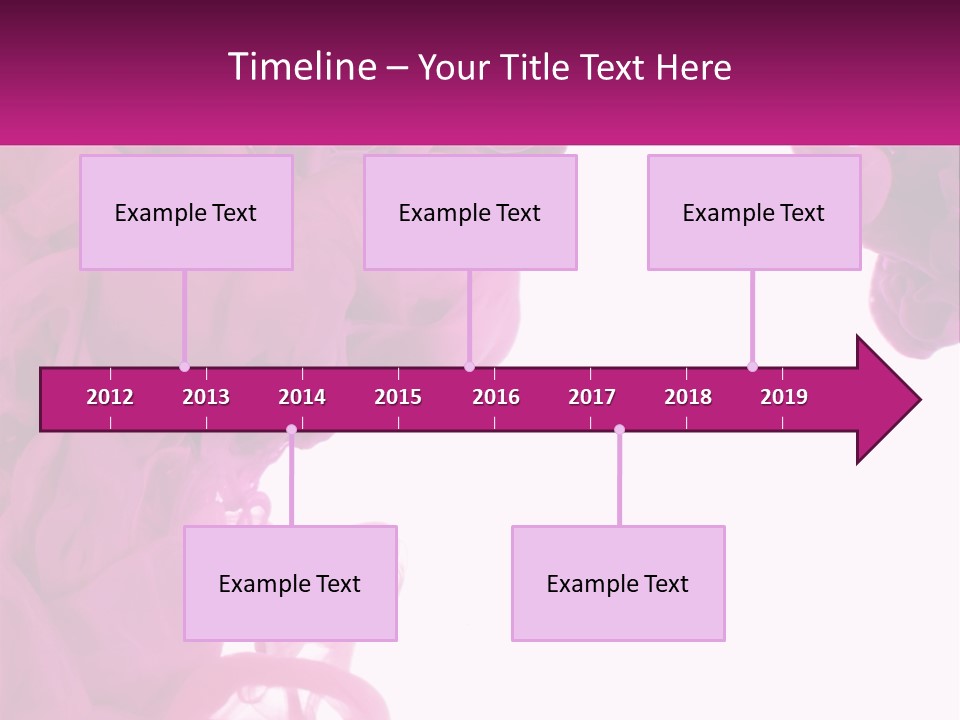 Pink Smoke PowerPoint Template
