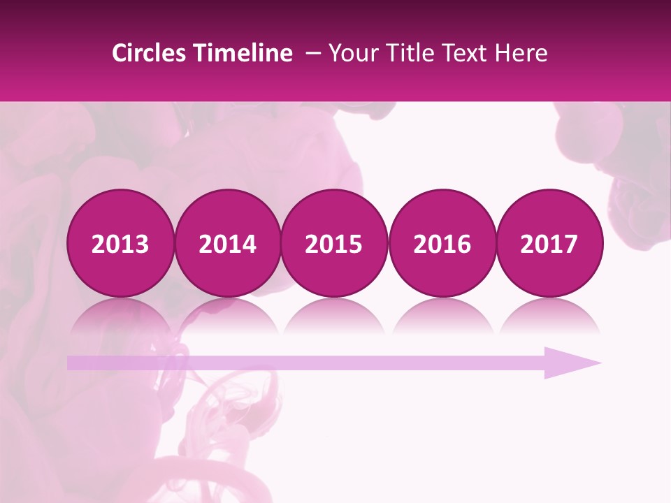 Pink Smoke PowerPoint Template