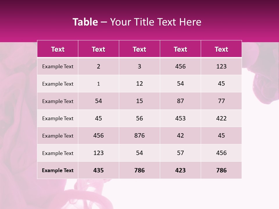 Pink Smoke PowerPoint Template