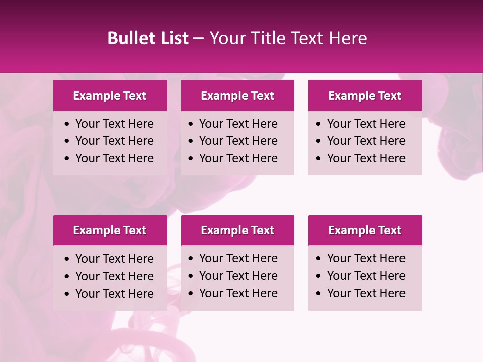 Pink Smoke PowerPoint Template