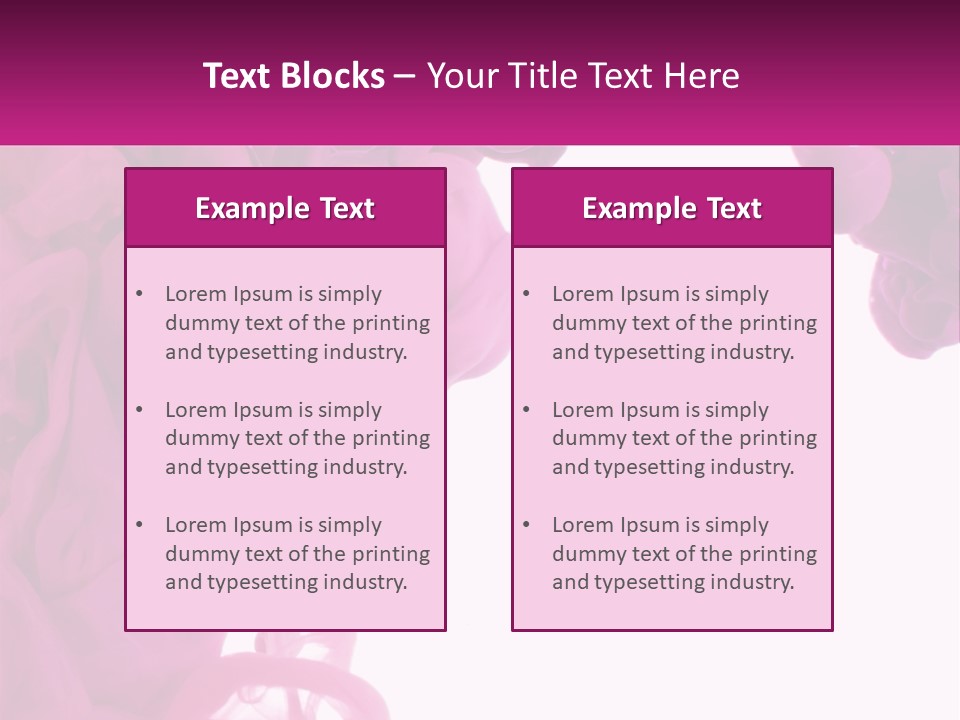 Pink Smoke PowerPoint Template