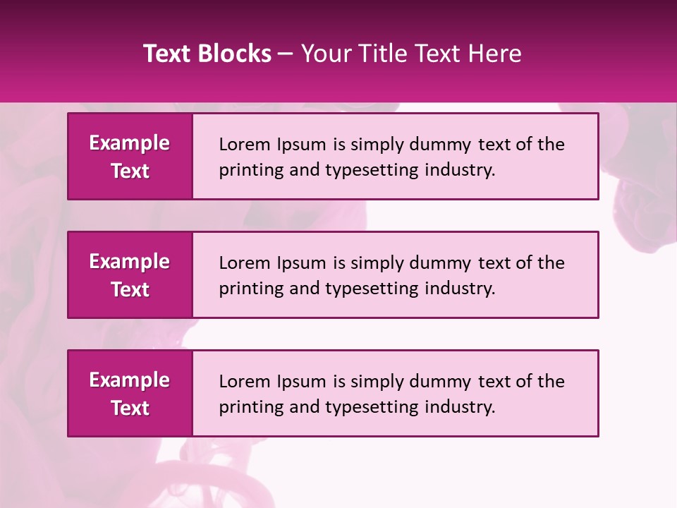 Pink Smoke PowerPoint Template