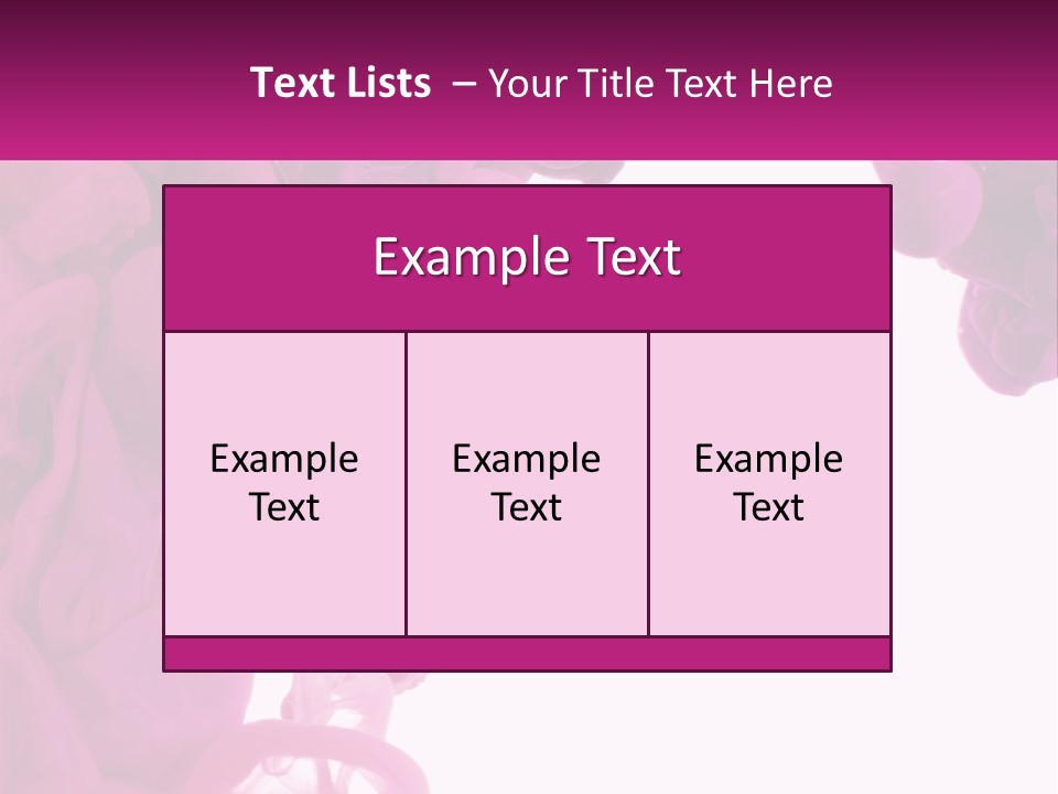 Pink Smoke PowerPoint Template