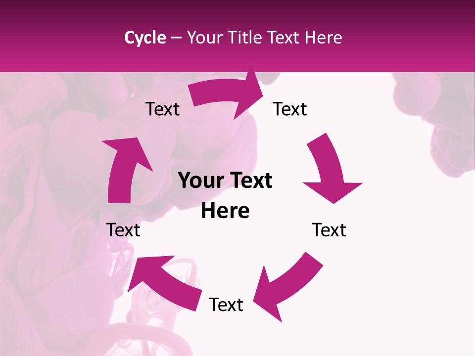 Pink Smoke PowerPoint Template