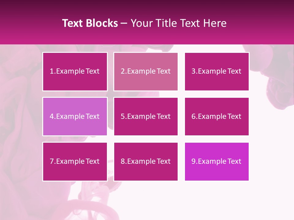 Pink Smoke PowerPoint Template