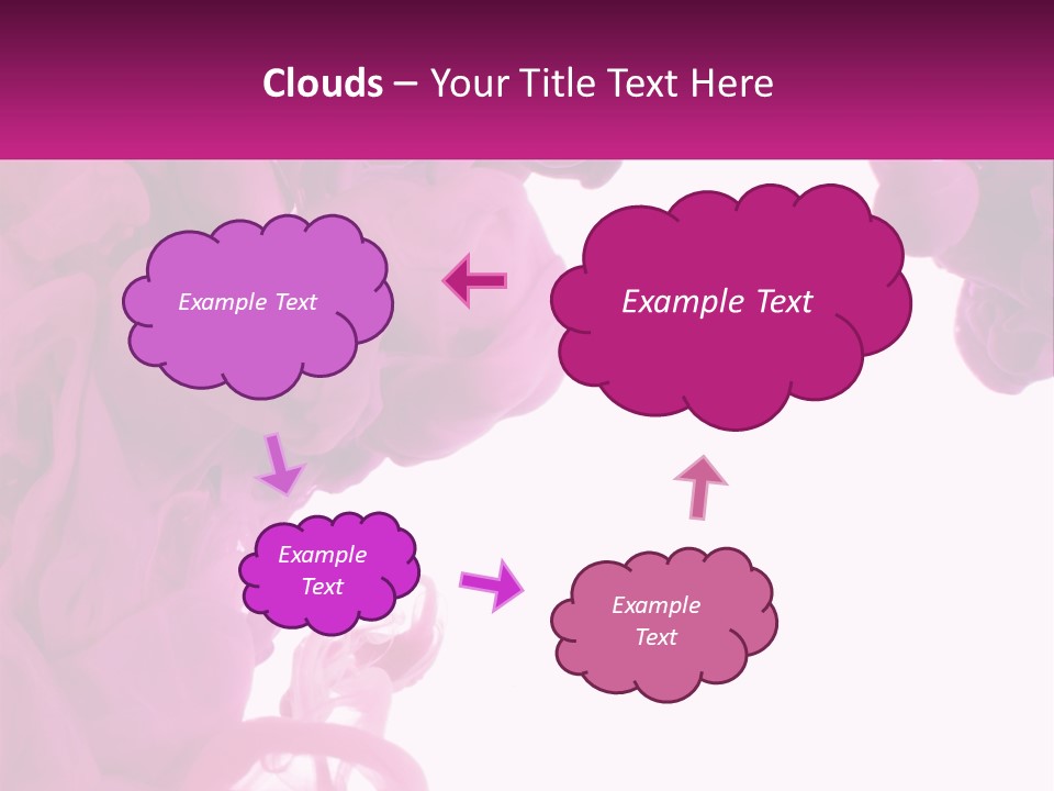 Pink Smoke PowerPoint Template