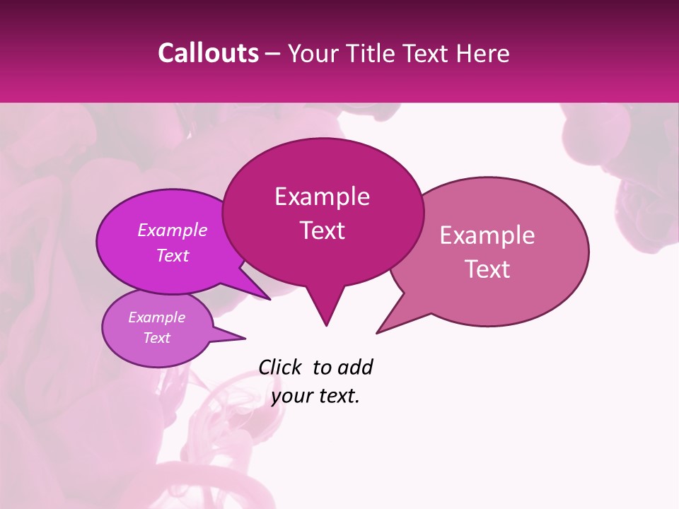 Pink Smoke PowerPoint Template