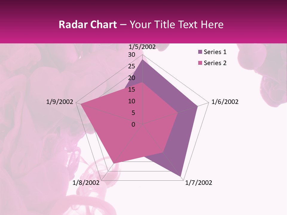 Pink Smoke PowerPoint Template