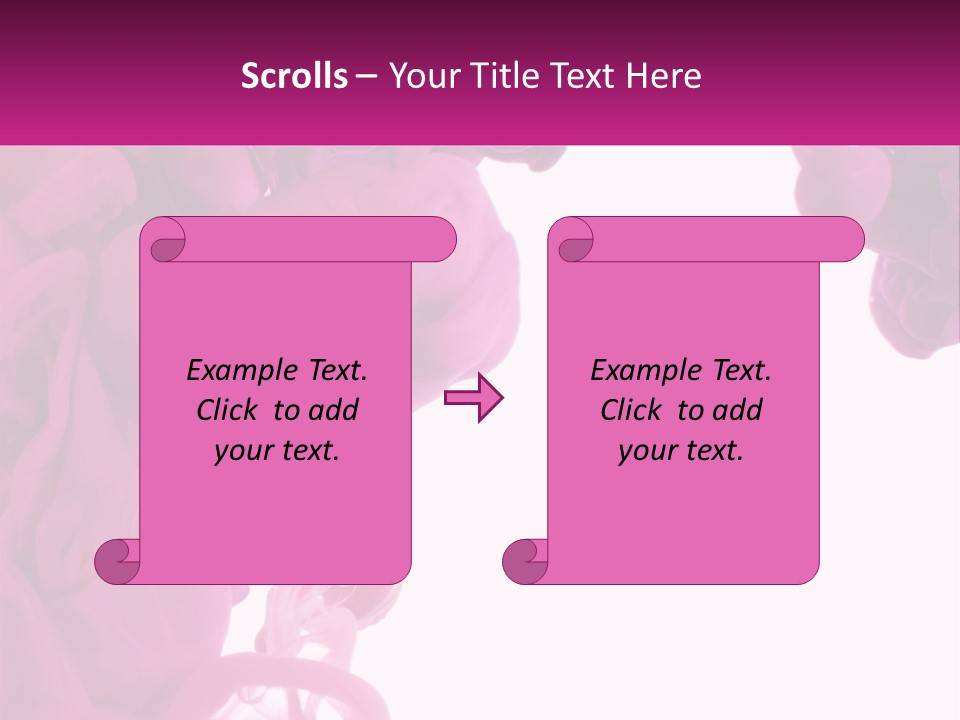 Pink Smoke PowerPoint Template