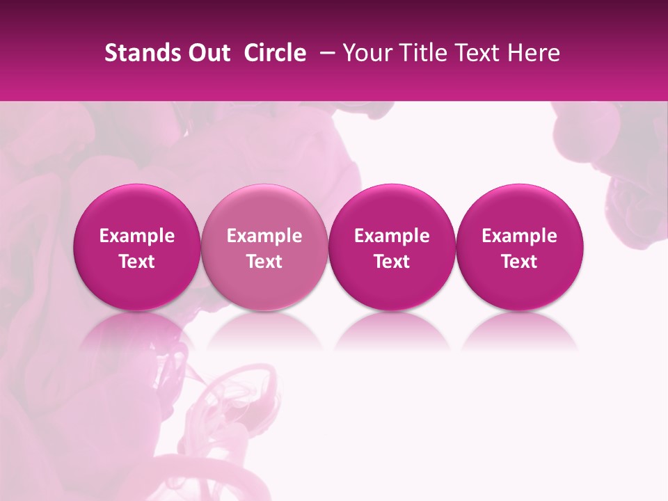 Pink Smoke PowerPoint Template