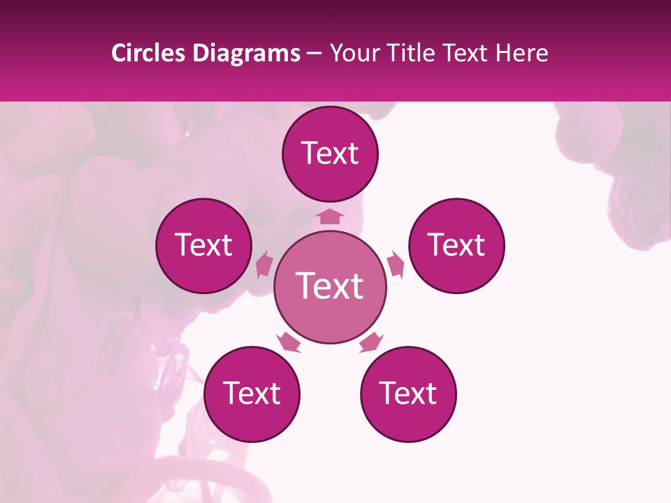 Pink Smoke PowerPoint Template