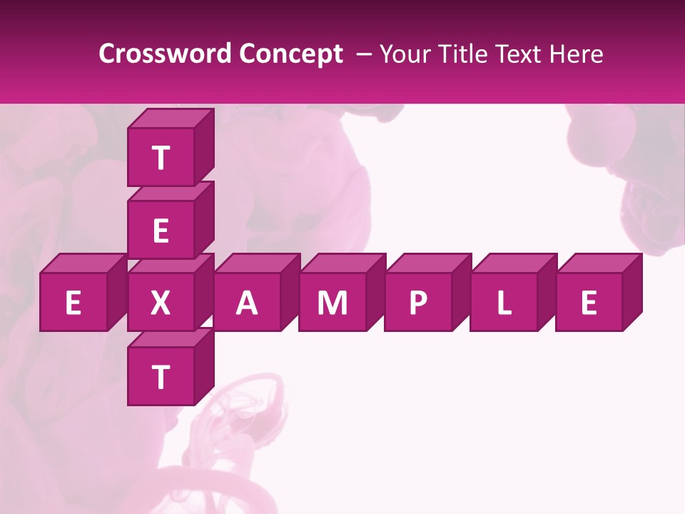 Pink Smoke PowerPoint Template