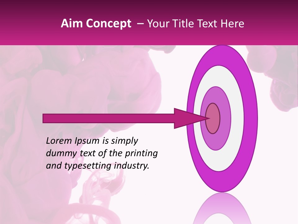 Pink Smoke PowerPoint Template