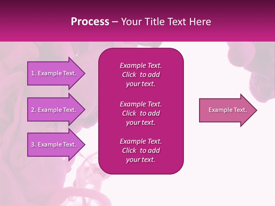 Pink Smoke PowerPoint Template