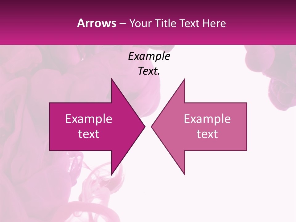 Pink Smoke PowerPoint Template