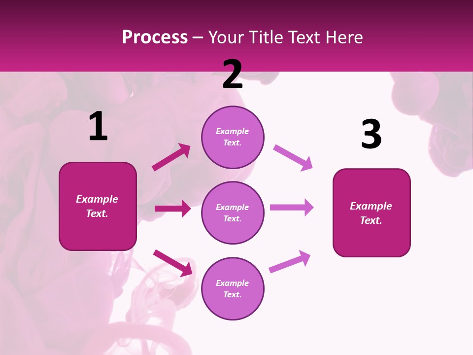 Pink Smoke PowerPoint Template