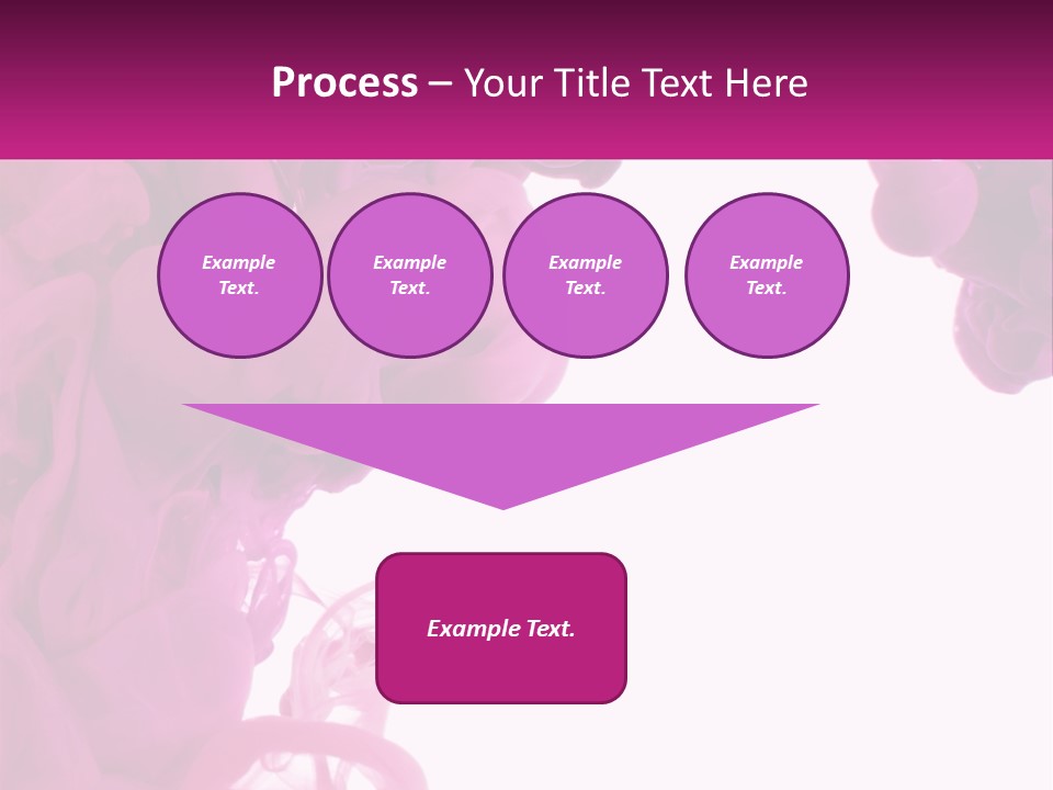 Pink Smoke PowerPoint Template
