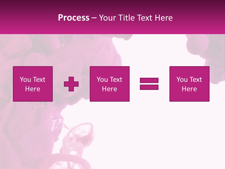 Pink Smoke PowerPoint Template