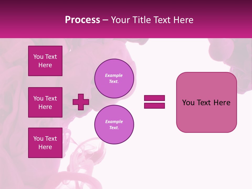 Pink Smoke PowerPoint Template