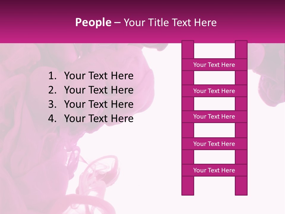 Pink Smoke PowerPoint Template