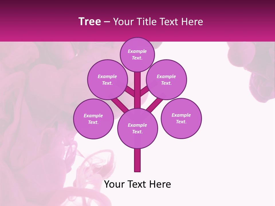 Pink Smoke PowerPoint Template