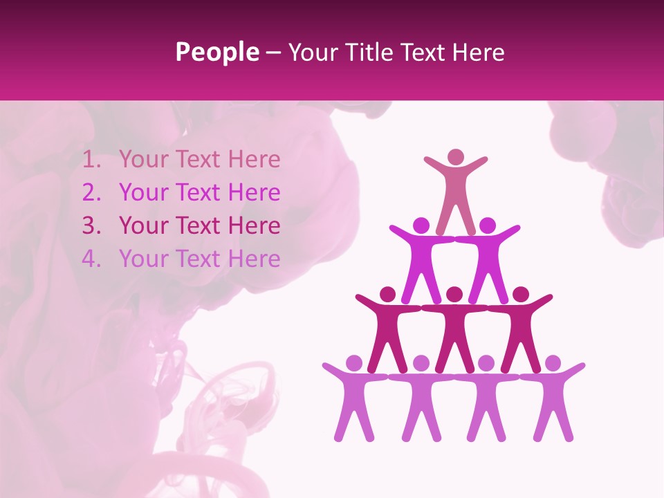 Pink Smoke PowerPoint Template
