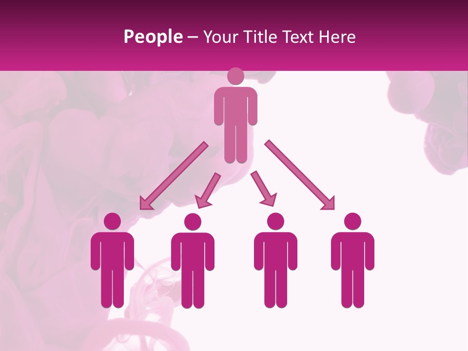 Pink Smoke PowerPoint Template