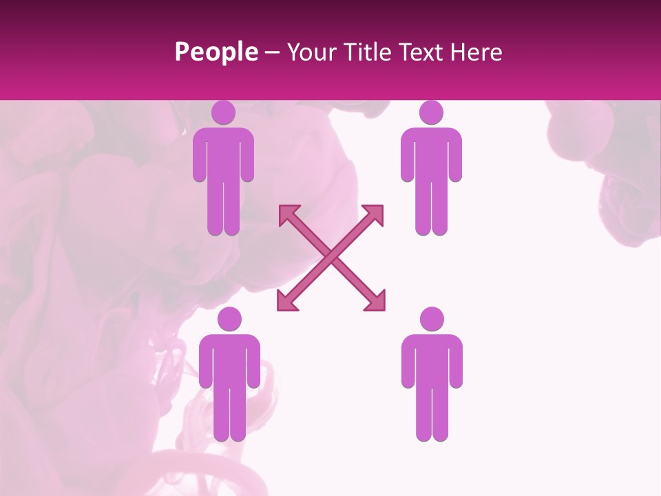 Pink Smoke PowerPoint Template