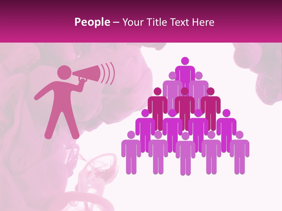 Pink Smoke PowerPoint Template