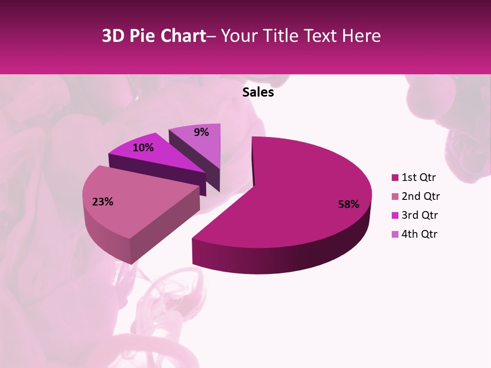 Pink Smoke PowerPoint Template