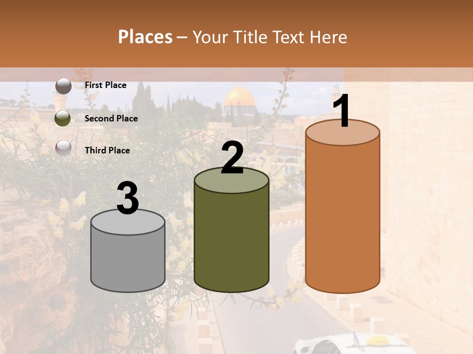 Taxi In Jerusalem PowerPoint Template