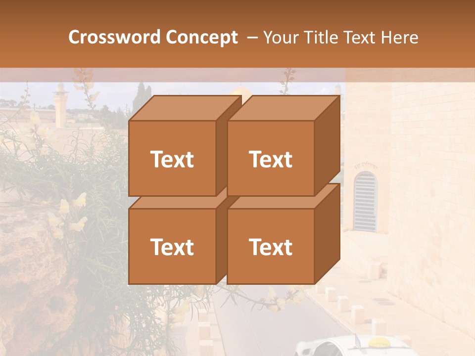 Taxi In Jerusalem PowerPoint Template