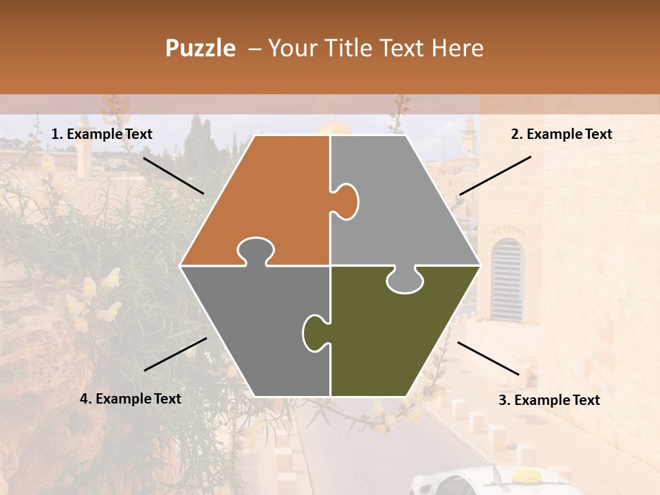 Taxi In Jerusalem PowerPoint Template