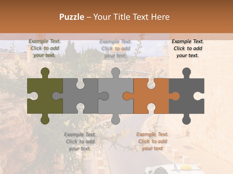 Taxi In Jerusalem PowerPoint Template