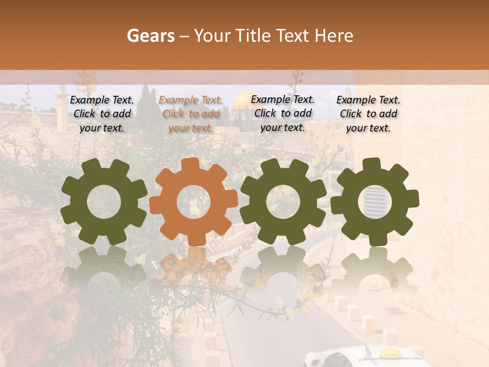 Taxi In Jerusalem PowerPoint Template