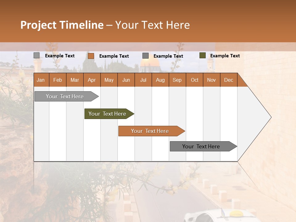 Taxi In Jerusalem PowerPoint Template