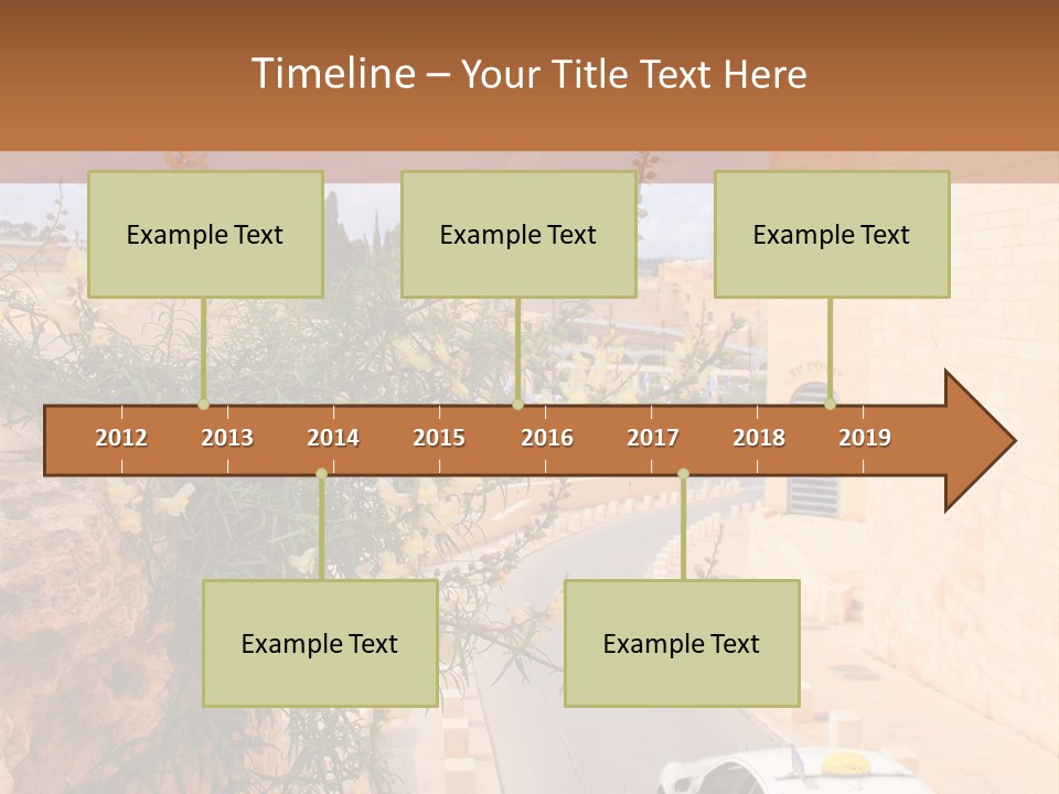 Taxi In Jerusalem PowerPoint Template