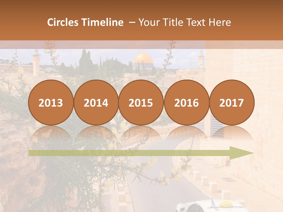 Taxi In Jerusalem PowerPoint Template