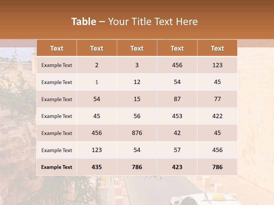 Taxi In Jerusalem PowerPoint Template