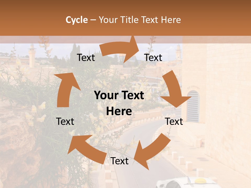 Taxi In Jerusalem PowerPoint Template