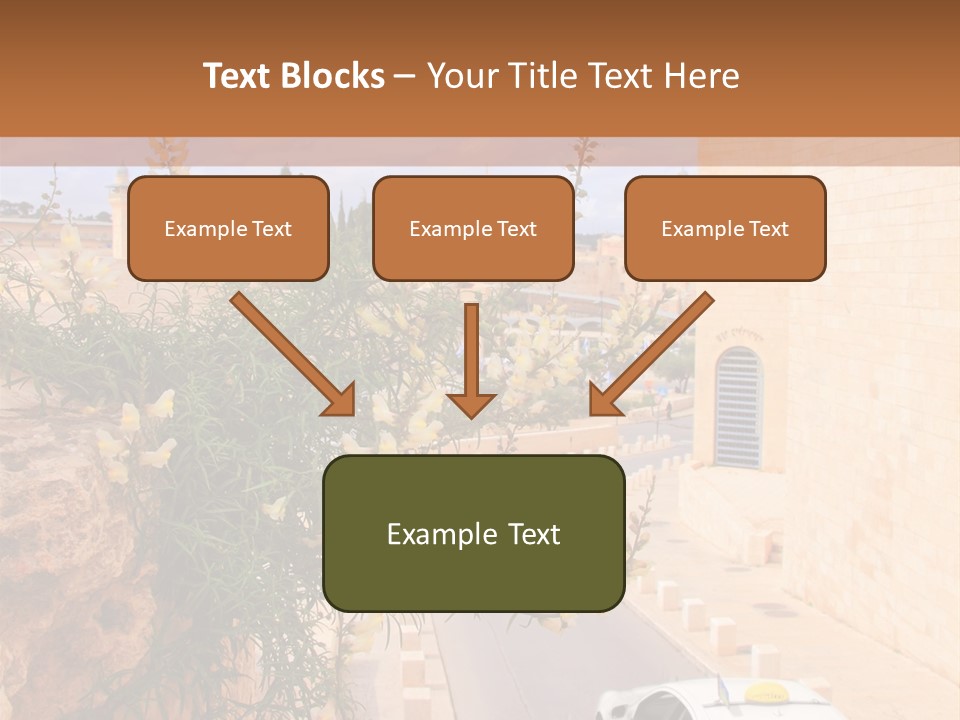 Taxi In Jerusalem PowerPoint Template